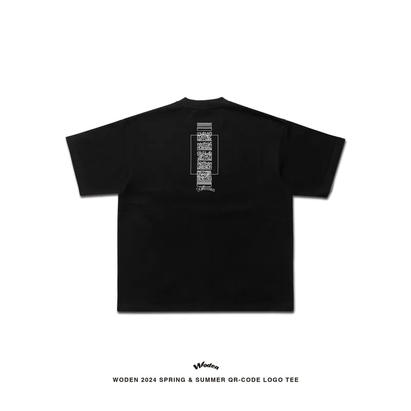 WODEN 2024 Spring & Summer 006 QR-code LOGO Tee