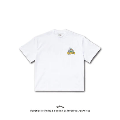 WODEN 2025 Spring & Summer 026 Cartoon Golfbear Tee