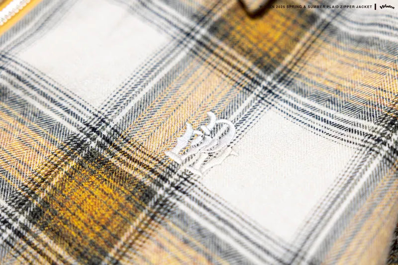 WODEN 2025 Fall & Winter 001 Plaid Zipper Jacket