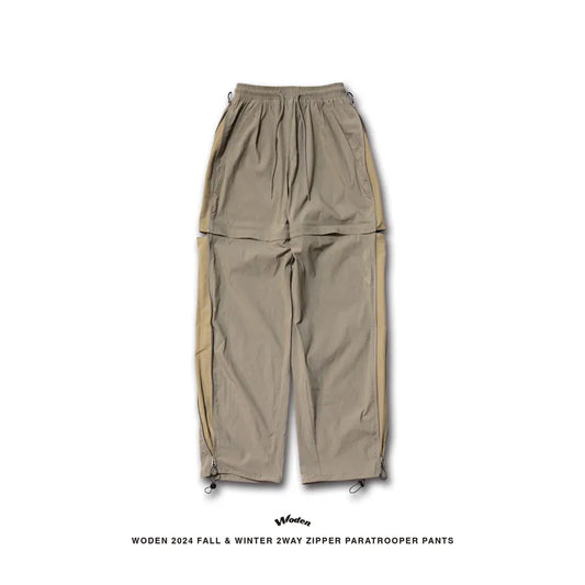 WODEN 2024 Fall & Winter 018 2Way Zipper Paratrooper Pants