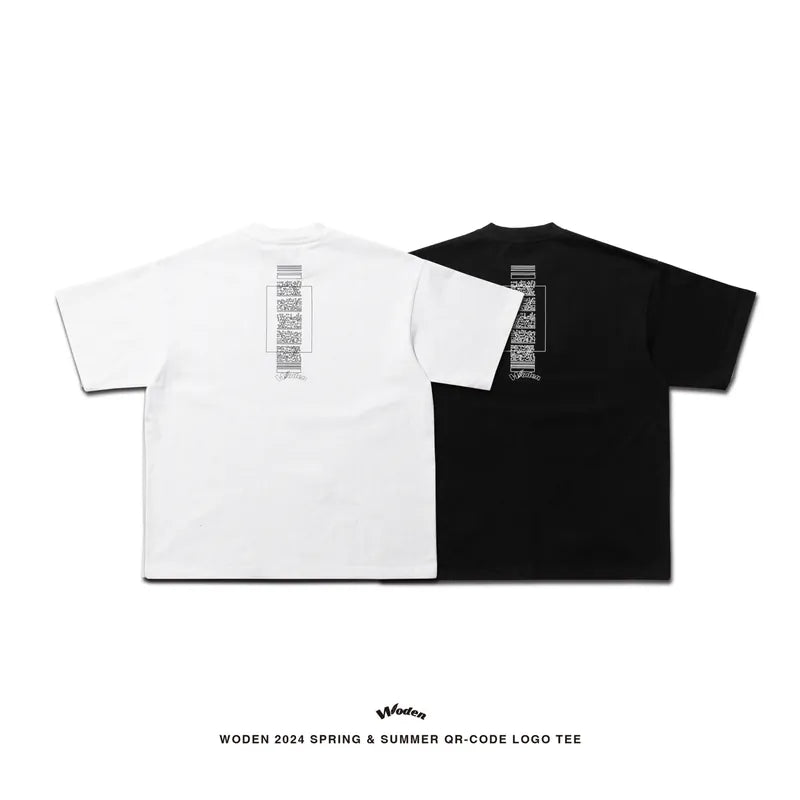 WODEN 2024 Spring & Summer 006 QR-code LOGO Tee