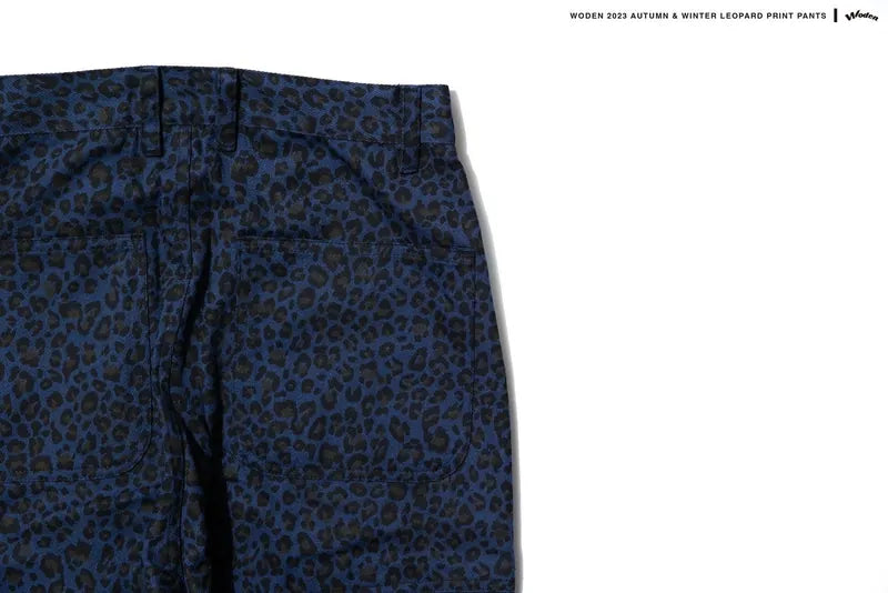 WODEN 2023 Autumn & Winter Leopard Print Pants