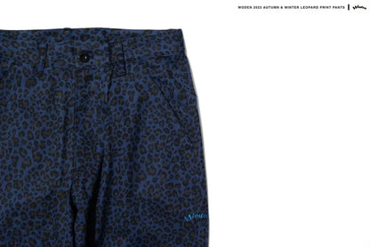 WODEN 2023 Autumn & Winter Leopard Print Pants