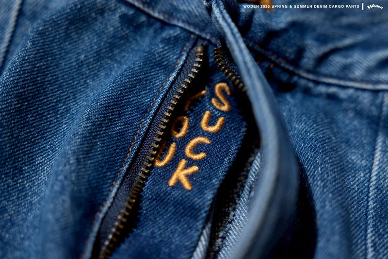WODEN 2025 Spring & Summer 076 Denim Cargo Pants
