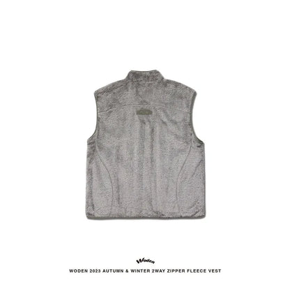 WODEN 2023 Autumn & Winter 2Way Zipper fleece Vest