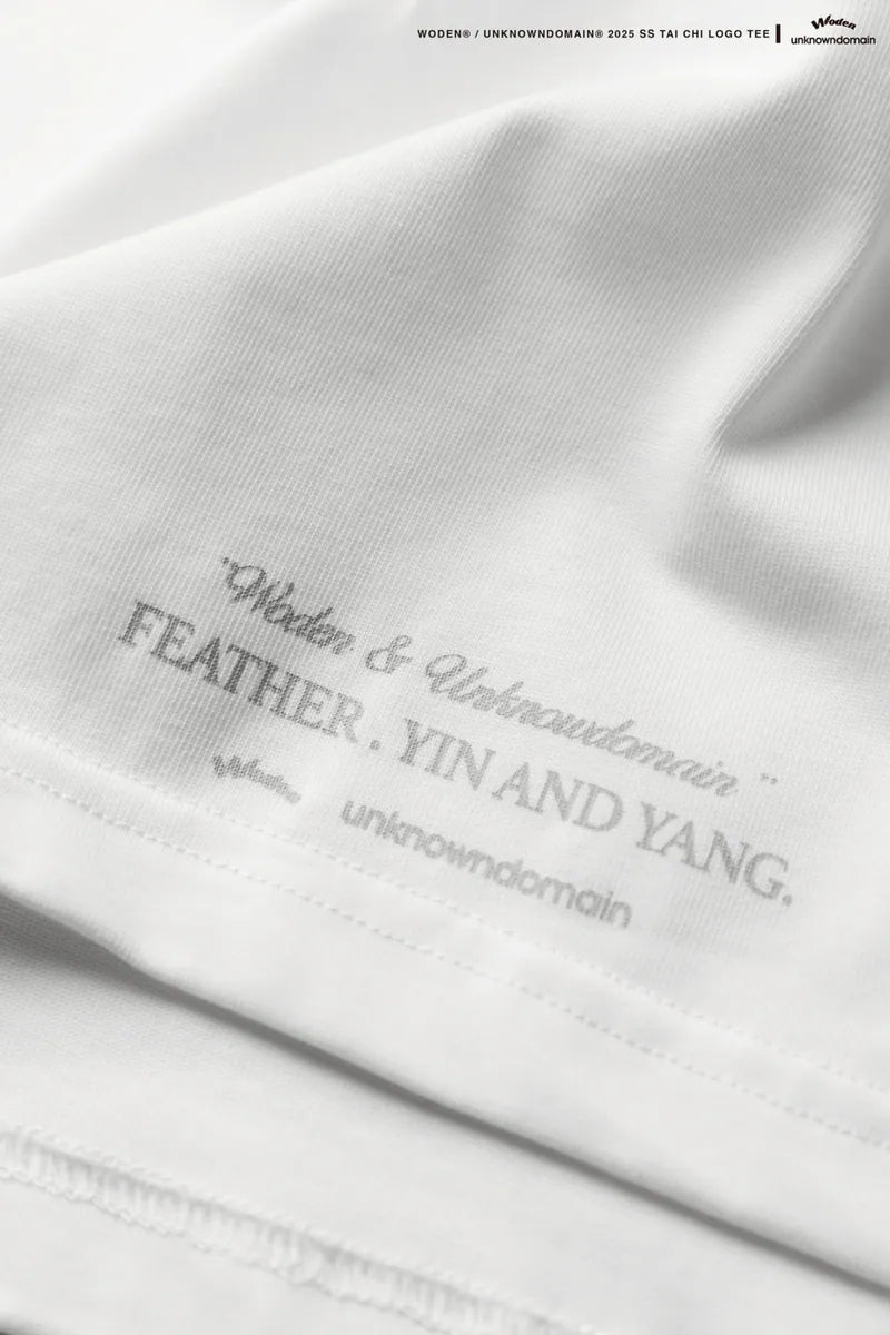 WD 25SS 071 X UD TAI CHI LOGO TEE