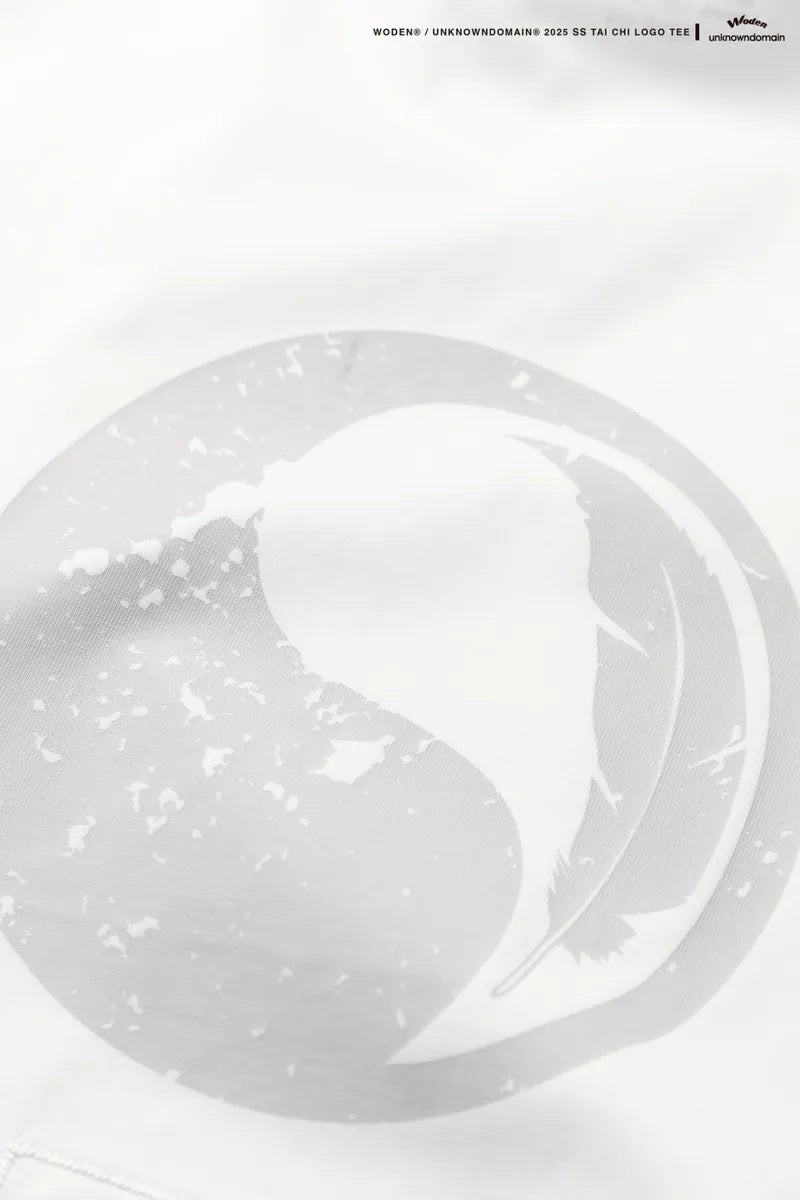 WD 25SS 071 X UD TAI CHI LOGO TEE