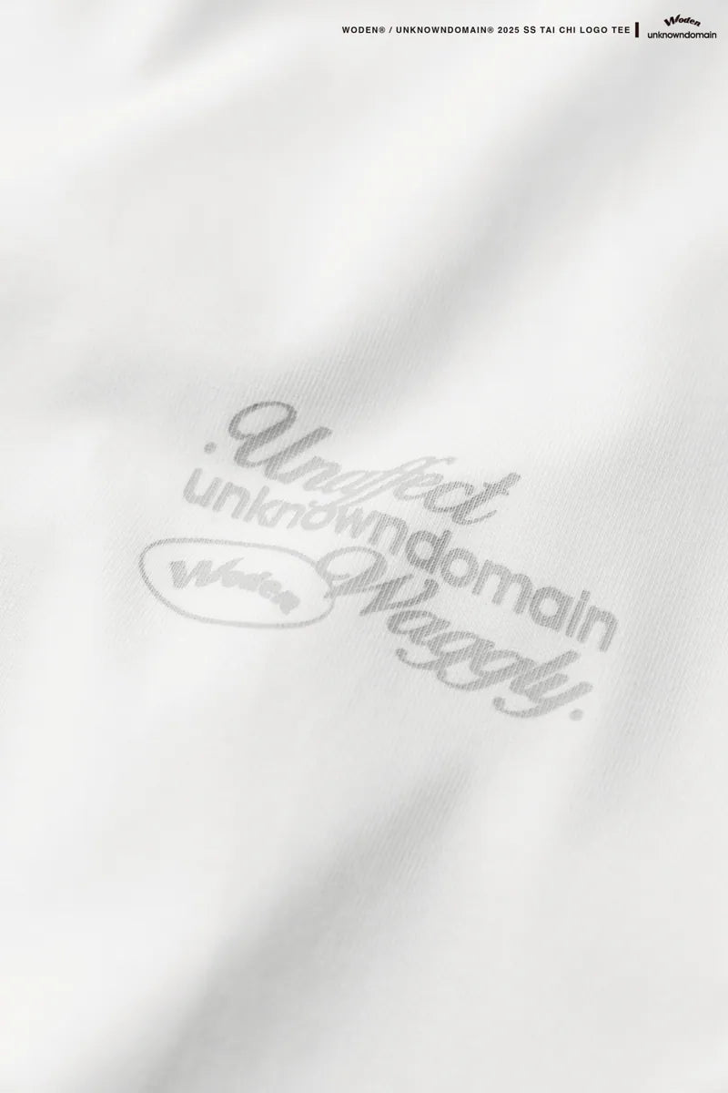 WD 25SS 071 X UD TAI CHI LOGO TEE