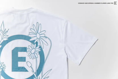 Cowave 2023 Spring & Summer Flower LOGO Tee 白