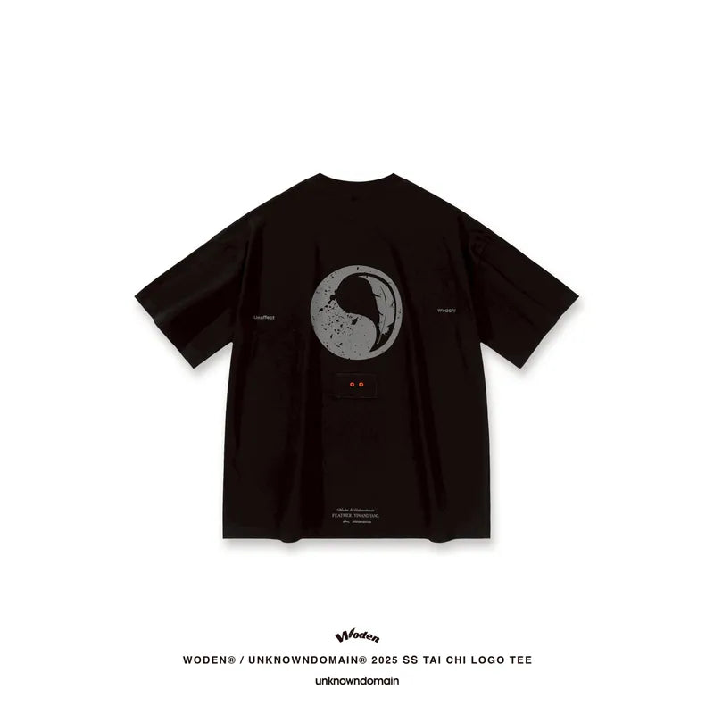 WD 25SS 071 X UD TAI CHI LOGO TEE