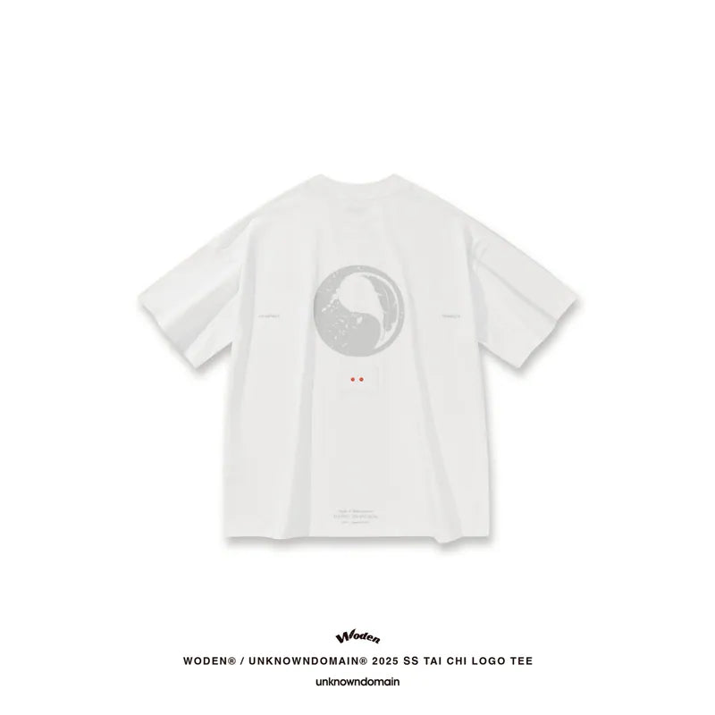 WD 25SS 071 X UD TAI CHI LOGO TEE