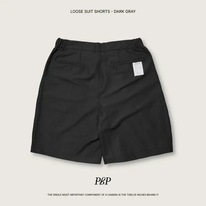 P.B.P - LOOSE SUIT SHORTS