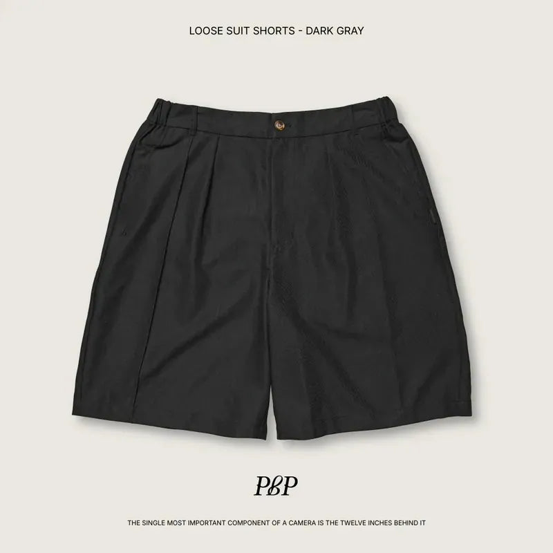 P.B.P - LOOSE SUIT SHORTS