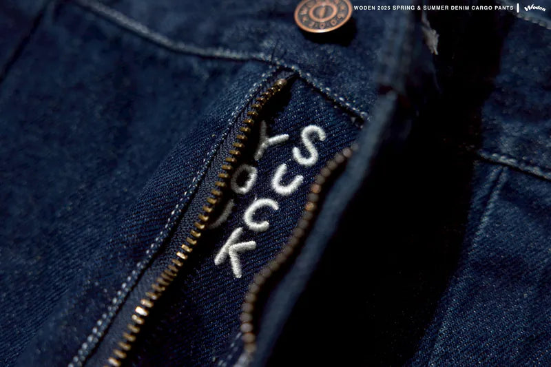 WODEN 2025 Spring & Summer 076 Denim Cargo Pants