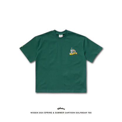 WODEN 2025 Spring & Summer 026 Cartoon Golfbear Tee