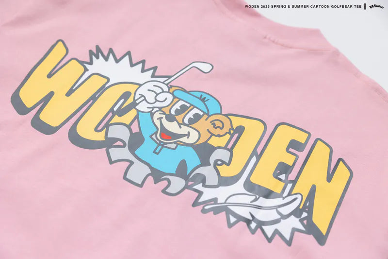 WODEN 2025 Spring & Summer 026 Cartoon Golfbear Tee