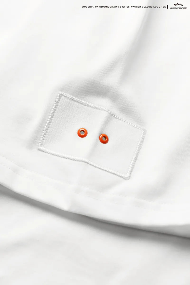 WD 25SS 070 X UD WASHED CLASSIC LOGO TEE