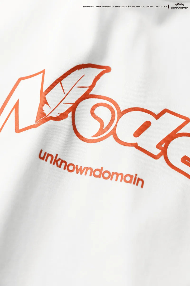 WD 25SS 070 X UD WASHED CLASSIC LOGO TEE