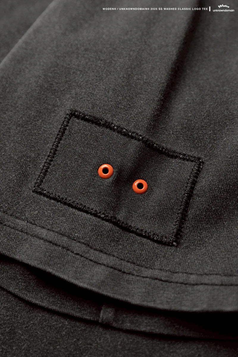 WD 25SS 070 X UD WASHED CLASSIC LOGO TEE