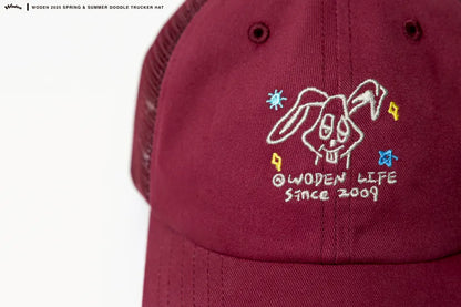 WODEN 2025 Spring & Summer 029 Doodle Trucker Hat
