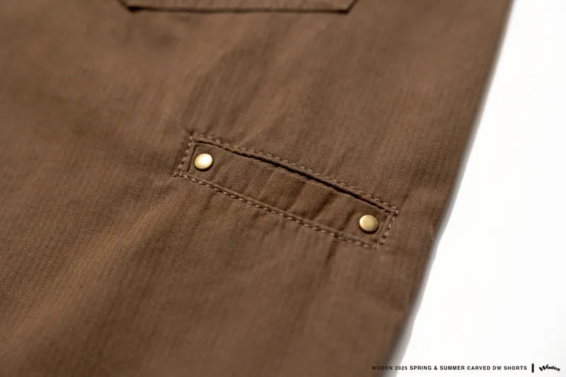 WODEN 2025 Spring & Summer 042 Carved DW Shorts