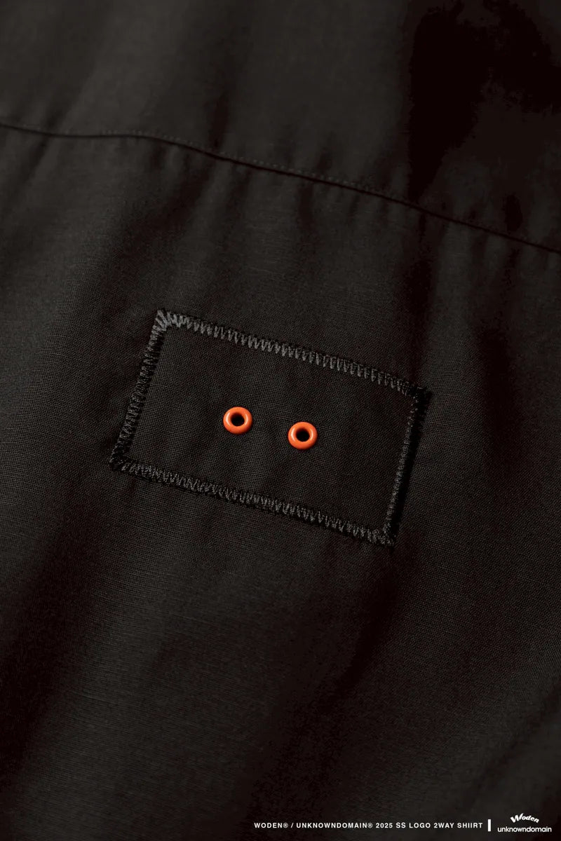 WD 25SS 068 X UD LOGO 2WAY SHIIRT