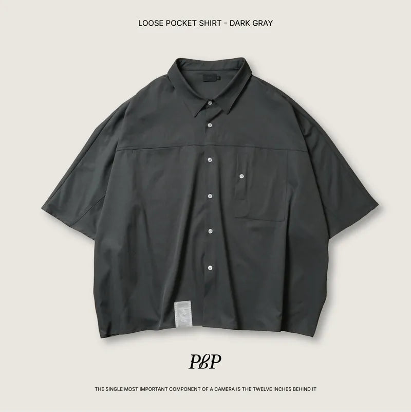 P.B.P LOOSE POCKET SHIRT
