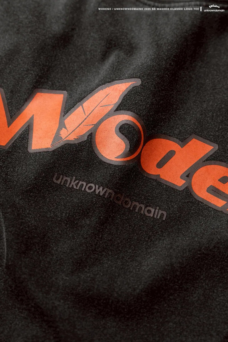 WD 25SS 070 X UD WASHED CLASSIC LOGO TEE