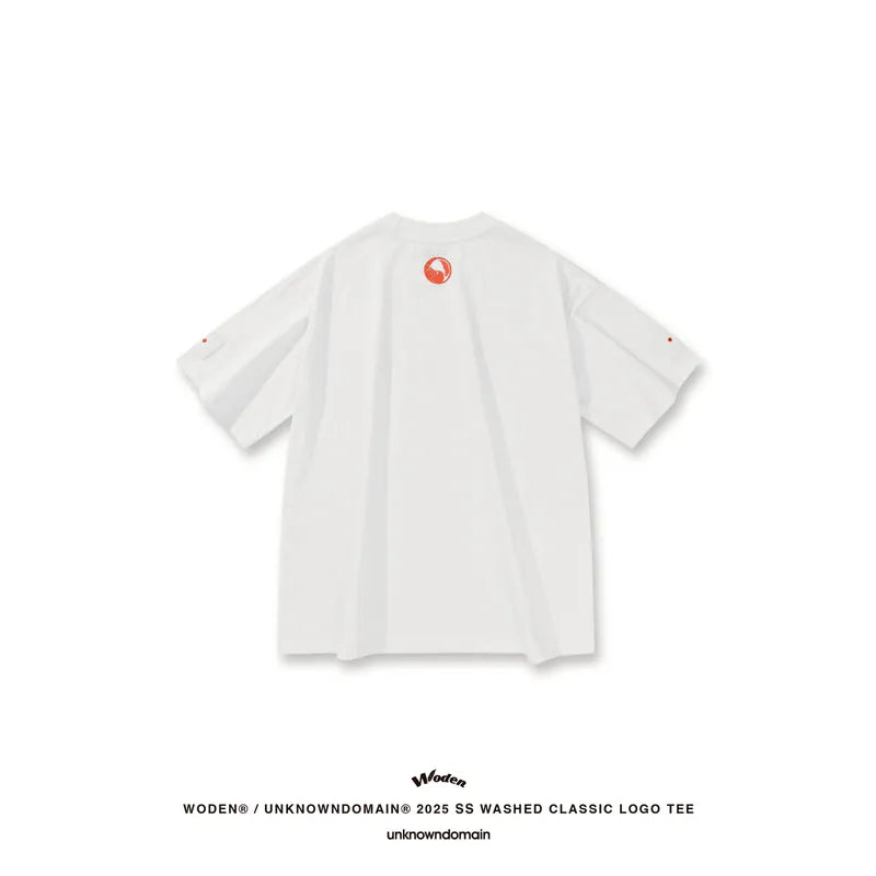 WD 25SS 070 X UD WASHED CLASSIC LOGO TEE