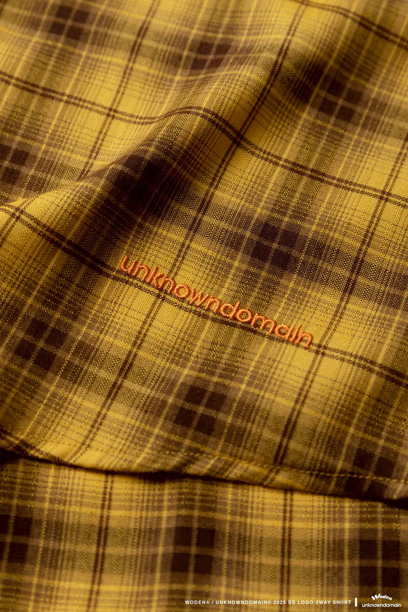 WD 25SS 068 X UD LOGO 2WAY SHIIRT