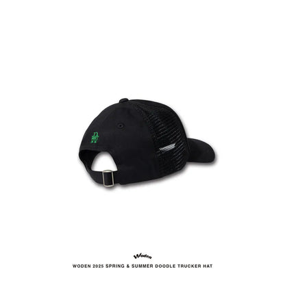 WODEN 2025 Spring & Summer 029 Doodle Trucker Hat