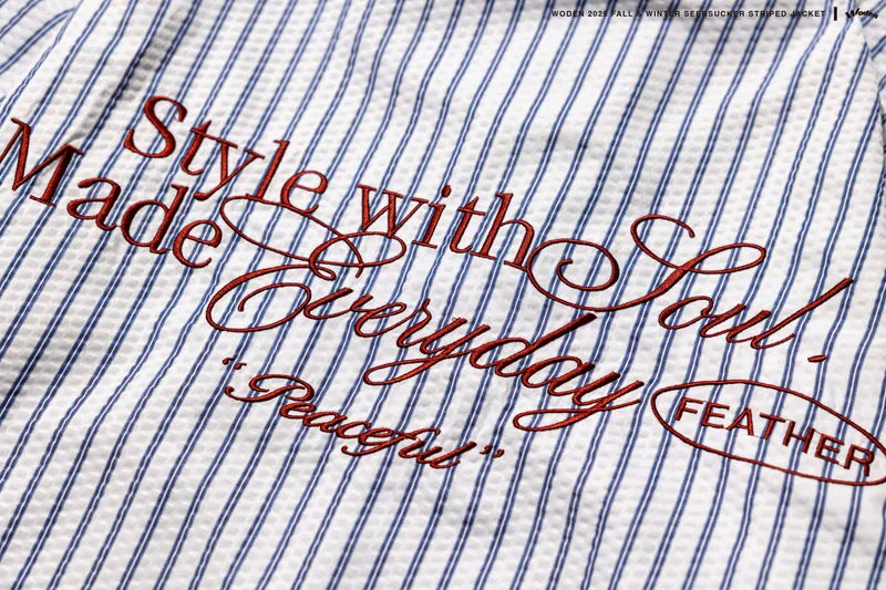 WODEN 2025 Fall & Winter 006 Seersucker Jacket