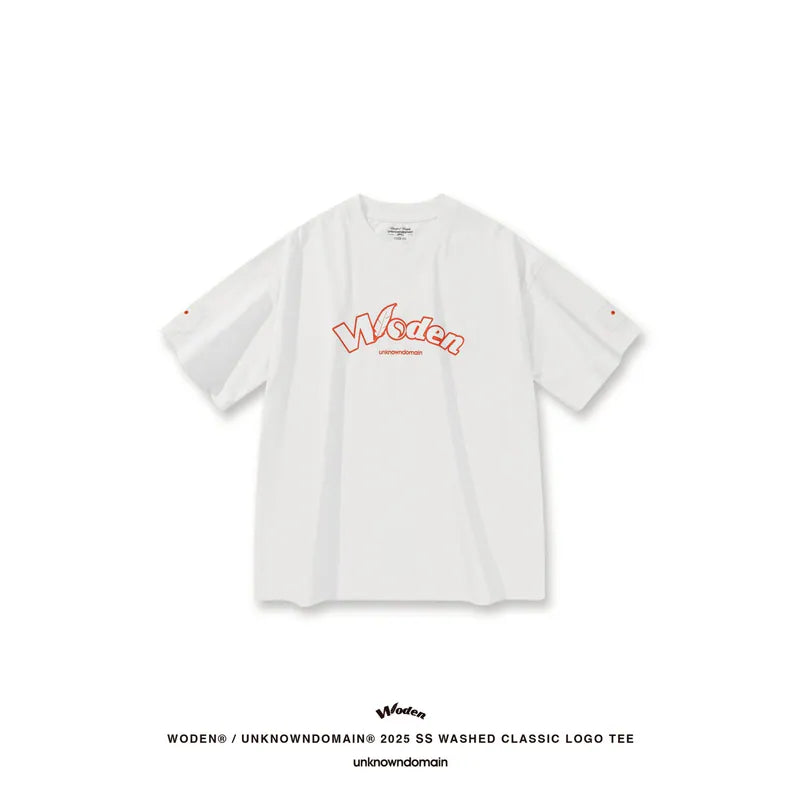 WD 25SS 070 X UD WASHED CLASSIC LOGO TEE