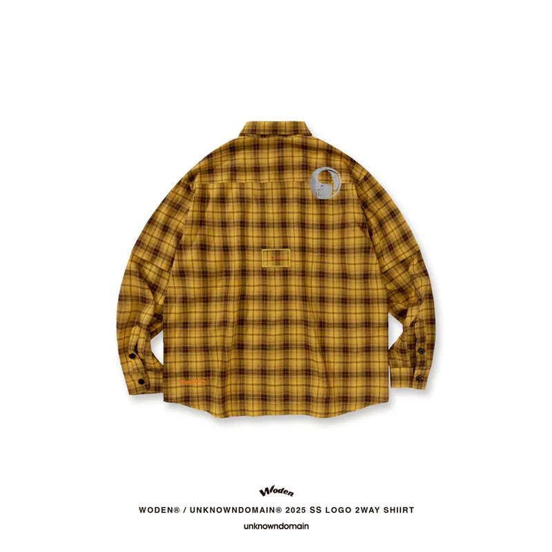 WD 25SS 068 X UD LOGO 2WAY SHIIRT