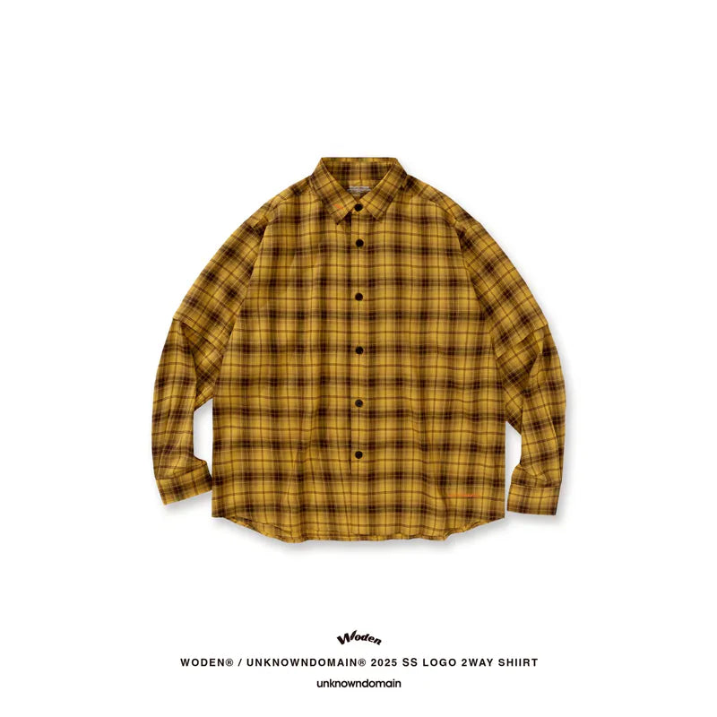 WD 25SS 068 X UD LOGO 2WAY SHIIRT