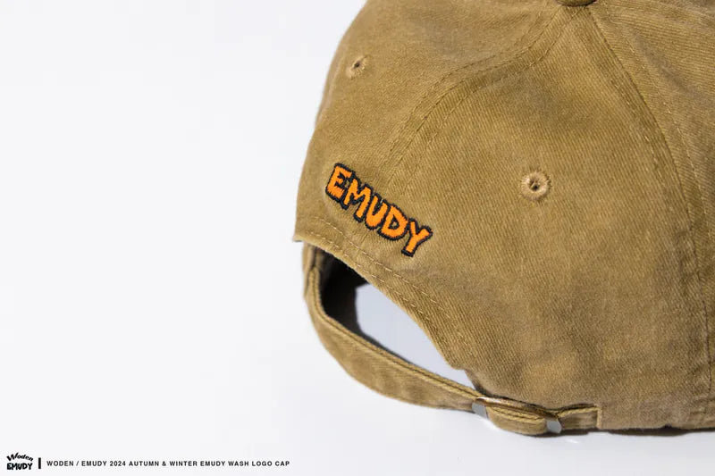 WODEN / Emudy 2024 Autumn & Winter 058 Wash LOGO Cap