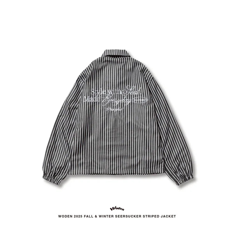 WODEN 2025 Fall & Winter 006 Seersucker Jacket