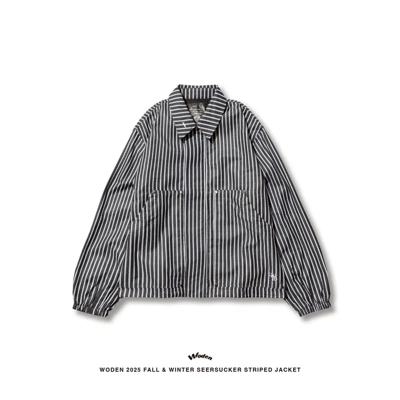 WODEN 2025 Fall & Winter 006 Seersucker Jacket