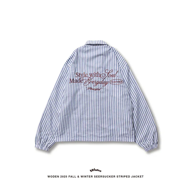 WODEN 2025 Fall & Winter 006 Seersucker Jacket