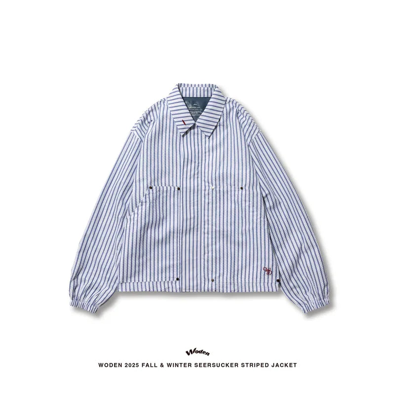 WODEN 2025 Fall & Winter 006 Seersucker Jacket