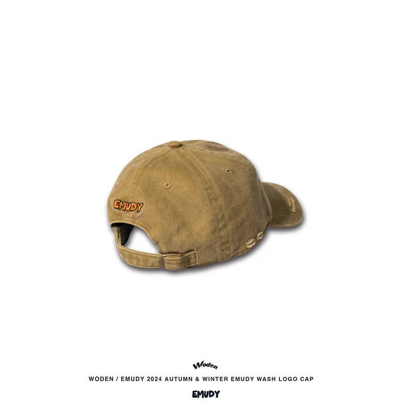 WODEN / Emudy 2024 Autumn & Winter 058 Wash LOGO Cap