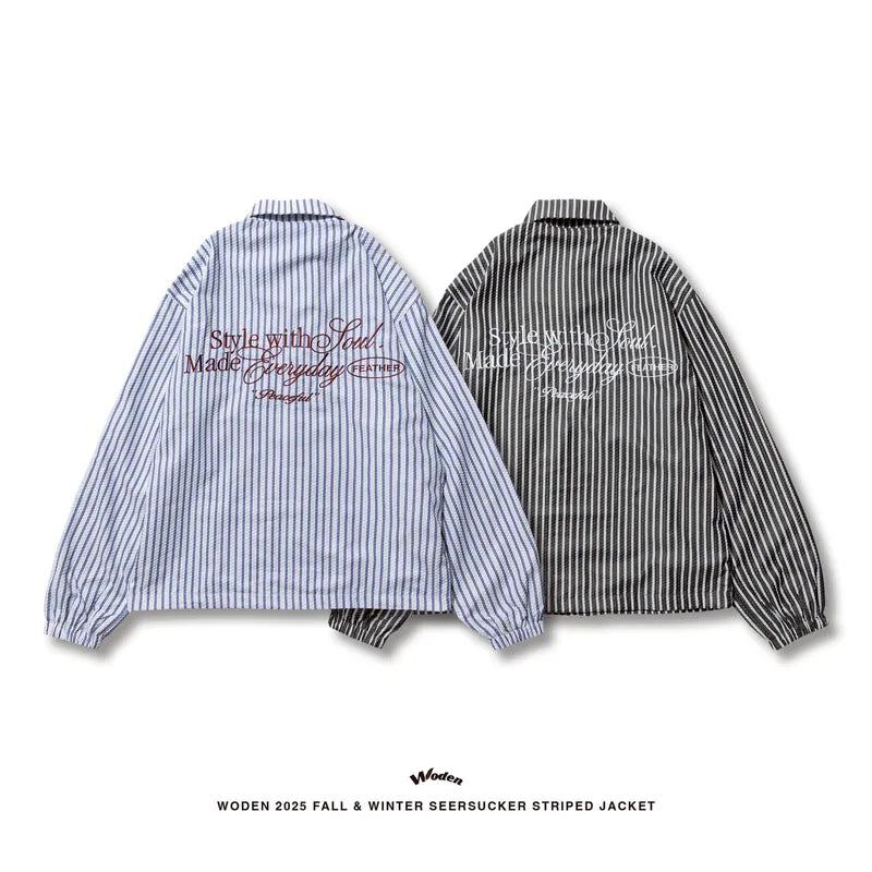 WODEN 2025 Fall & Winter 006 Seersucker Jacket