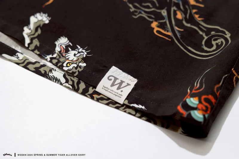 WODEN 2025 Spring & Summer 041 Tiger Allover Shirt