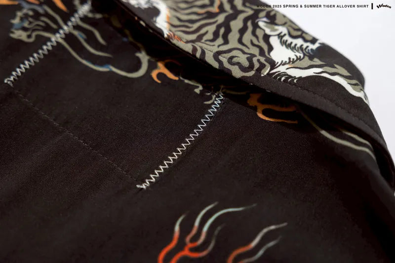 WODEN 2025 Spring & Summer 041 Tiger Allover Shirt