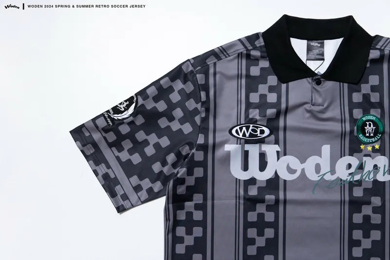 WODEN 2024 Spring & Summer 008 Retro Soccer Jersey