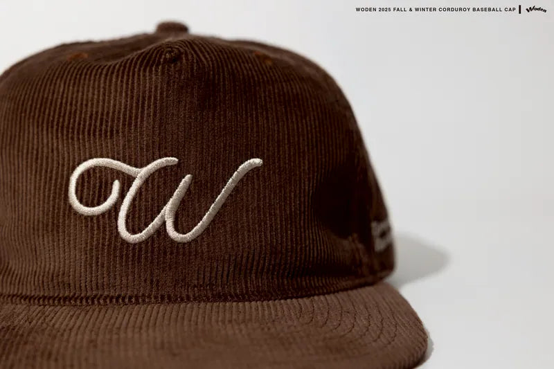 WODEN 2025 Fall & Winter 002 Corduroy Baseball Cap