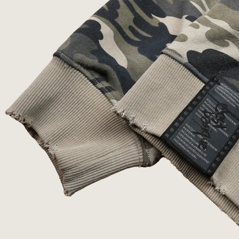 P.B.P - VINTAGE PATTERN HOODED JACKET - CAMO