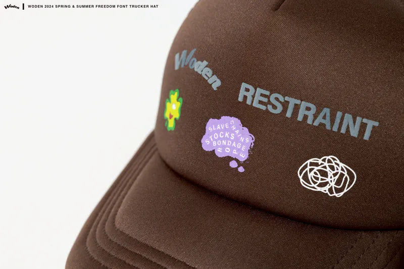 WODEN 2025 Spring & Summer 033 Freedom Font Trucker Hat