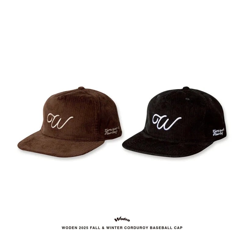 WODEN 2025 Fall & Winter 002 Corduroy Baseball Cap