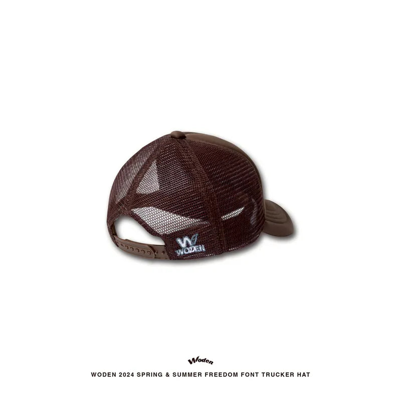 WODEN 2025 Spring & Summer 033 Freedom Font Trucker Hat